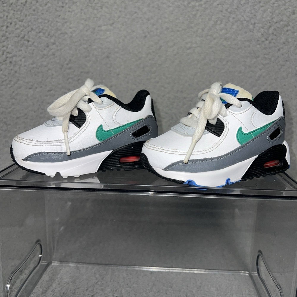 Nike Air Max 90 LTR Sneakers Toddler Sz 4C Stadium Green Swoosh Shoes DV3609-102